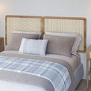 Ver imagem 3 de Cabeceira Cama Box Queen Painel com Telinha 160cm Moss A03 Hanover - Lyam Decor
