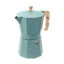 Ver imagem 1 de Cafeteira Italiana 6 Xícaras Alumínio Cor Verde Linha Verona Brinox