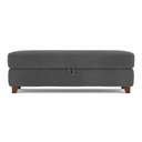 Ver imagem 2 de Recamier Calçadeira Bali 120cm Suede Grafite - Inova Decorações