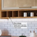 Ver imagem 7 de Cozinha Completa Modulada 100% MDF 5 Peças 8 Portas 5 Gavetas e Vidro 280cm Vicenza Espresso Móveis Bege/Amêndoa/Off White