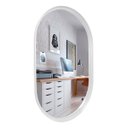 Ver imagem 1 de Espelho 80x40 Decorativo de Parede Banheiro Sala Quarto:branco