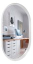 Ver imagem 1 de Espelho 80x40 Decorativo de Parede Banheiro Sala Quarto:branco