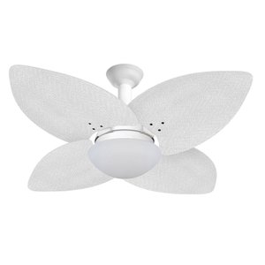Ventilador de Teto Jet Aspen Venti-Delta Branco Rattan Branca 220V