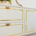 Ver imagem 7 de Fita Espelhada Adesiva Dourada Decoração Cabeceira 15mm X 10m