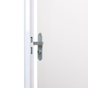 Ver imagem 4 de Kit Porta de Madeira Lisa 215x85cm com Batente de Aço 12cm Açomad MGM Abertura Esquerda Branco