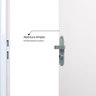 Kit Porta de Madeira Lisa 215x75cm com Batente de Aço 06cm Açomad MGM - 13