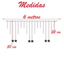 Ver imagem 2 de Pisca Cascata Cordão De Luz Estrela Led Azul 6 Metros 220v