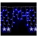 Ver imagem 1 de Pisca Cascata Cordão De Luz Estrela Led Azul 6 Metros 220v