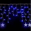 Ver imagem 3 de Pisca Cascata Cordão De Luz Estrela Led Azul 6 Metros 220v