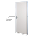 Ver mais imagens de Kit Porta de Madeira Lisa 215x65cm com Batente de Aço 06cm Açomad MGM Abertura Esquerda Branco