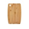 Tábua de Corte Bambu Natural Servir Churrasco Carne 30x20cm - 1
