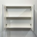 Ver imagem 3 de Espelho para Banheiro Armário 2 Portas com Fundo - 70cm