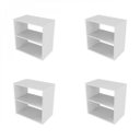 Ver imagem 2 de Conjunto de 4 Nichos Infantil Kitcubos Branco