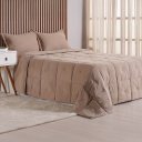 Ver imagem 1 de Edredom Queen Toque de Plumas 260 Fios New 220x240cm Tessi Areia Cinzenta