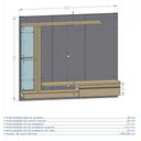 Ver imagem 5 de Painel Denver para Tv de até 55 Polegadas Off White Naturale Off White com Natural