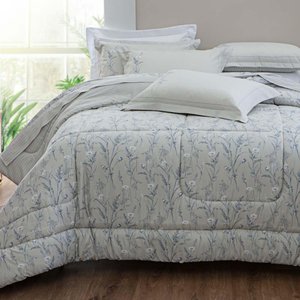 Jogo de Cama Solteiro Viúva 300 Fios Dahab - Kacyumara Estampado