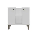 Ver imagem 4 de Gabinete de Banheiro 60cm 2 Portas 1 Prateleira Monte Carlo Branco - Ozini Móveis
