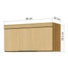 Armário Geladeira Modular Marquesa 1 Porta 80 Cm 100 Mdf Nesher - 2