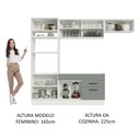 Ver imagem 7 de Cozinha Completa 270004 Com Armário E Balcão Branco/Cinza