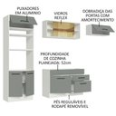 Ver mais imagens de Cozinha Completa 270004 Com Armário E Balcão Branco/Cinza