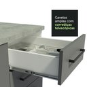 Ver imagem 5 de Cozinha Completa 270004 Com Armário E Balcão Branco/Cinza