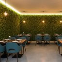 Ver mais imagens de 20 Placas Folhagens Jardim Vertical Artificial Externo 3d Parede Verde Decoração