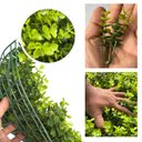 Ver imagem 5 de 20 Placas Folhagens Jardim Vertical Artificial Externo 3d Parede Verde Decoração