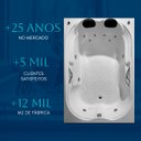 Ver imagem 5 de Banheira Dupla Tulipa Completa com Hidro em Acrílico 2.0 - 220v