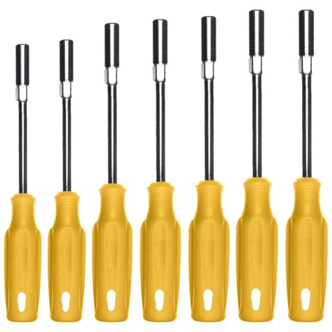 Kit Jogo de Chave Canhão Soquete Profissional 7 Pçs - 5 À 13mm | Fertak