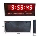 Ver imagem 2 de Relogio Parede Digital Led Grande Data Mes e Ano Temperatura 36cm Bivolt
