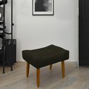 Ver imagem 2 de Puff Banqueta Decorativo Pés Madeira