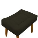 Ver imagem 4 de Puff Banqueta Decorativo Pés Madeira