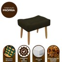 Ver imagem 6 de Puff Banqueta Decorativo Pés Madeira