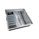 Ver imagem 5 de Calha Gourmet Escorredor Inox Tamanho 40x40 Cm Ecosul