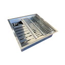 Ver imagem 4 de Calha Gourmet Escorredor Inox Tamanho 40x40 Cm Ecosul