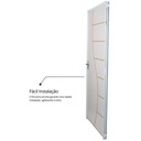 Ver mais imagens de Kit Porta de Madeira Decorada 215x85cm com Batente de Aço 06cm Cantareira Mgm Abertura Direita