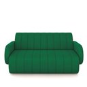 Ver imagem 4 de Sofá Decorativo Living Sala de Estar Bornéu 148cm Pés de Madeira Veludo Verde G33 - Gran Belo