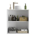 Ver imagem 5 de Gabinete Banheiro 2 Portas Suspenso 63cm Multimóveis V5007 Branco