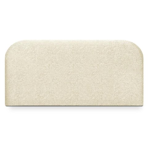 Cabeceira Painel Suspenso Casal 140 cm Alana Organica Boucle Creme Artte