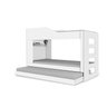 Treliche Hortênsia Solteiro Mdf com Cama Auxiliar:branco - 1