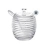 Açucareiro de Cristal com Colher e Tampa Colmeia Lyor 210ml - 4
