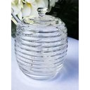 Ver imagem 2 de Açucareiro de Cristal com Colher e Tampa Colmeia Lyor 210ml