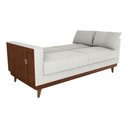 Ver imagem 5 de Sofá-cama 203cm 3 Lugares com Tecido Bouclé Multimóveis Cr45255 Bege