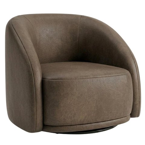 Poltrona Decorativa Organica Joy Base Giratoria Courino Tcs 729 Moll