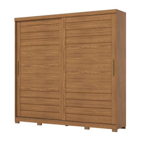 Guarda Roupa Cayman 100% Mdf 2 Portas 6 Gavetas Nature
