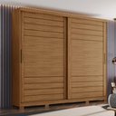 Ver imagem 2 de Guarda Roupa Cayman 100% Mdf 2 Portas 6 Gavetas Nature