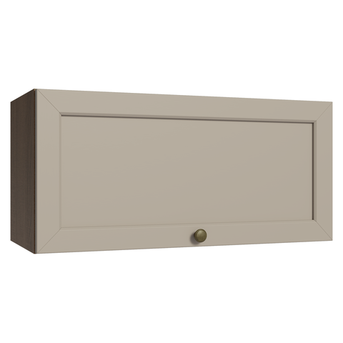 Armário Aéreo 70 cm 1 Porta Basculante Rustic/Crema Vik Madesa
