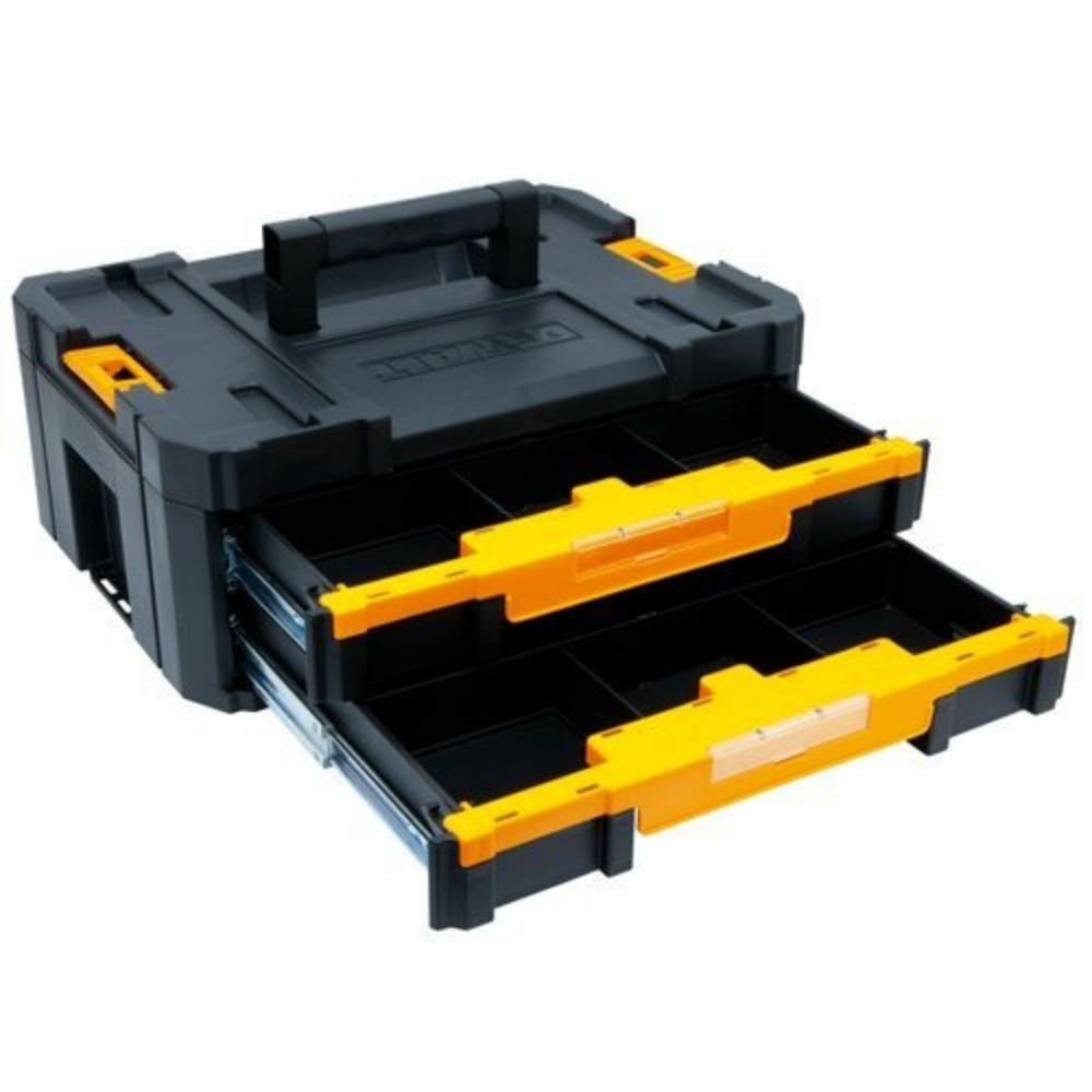 Organizador TSTAK Nº 4 16.5 pol. com Duas Gavetas Rasas DWST17804 DeWalt - 2