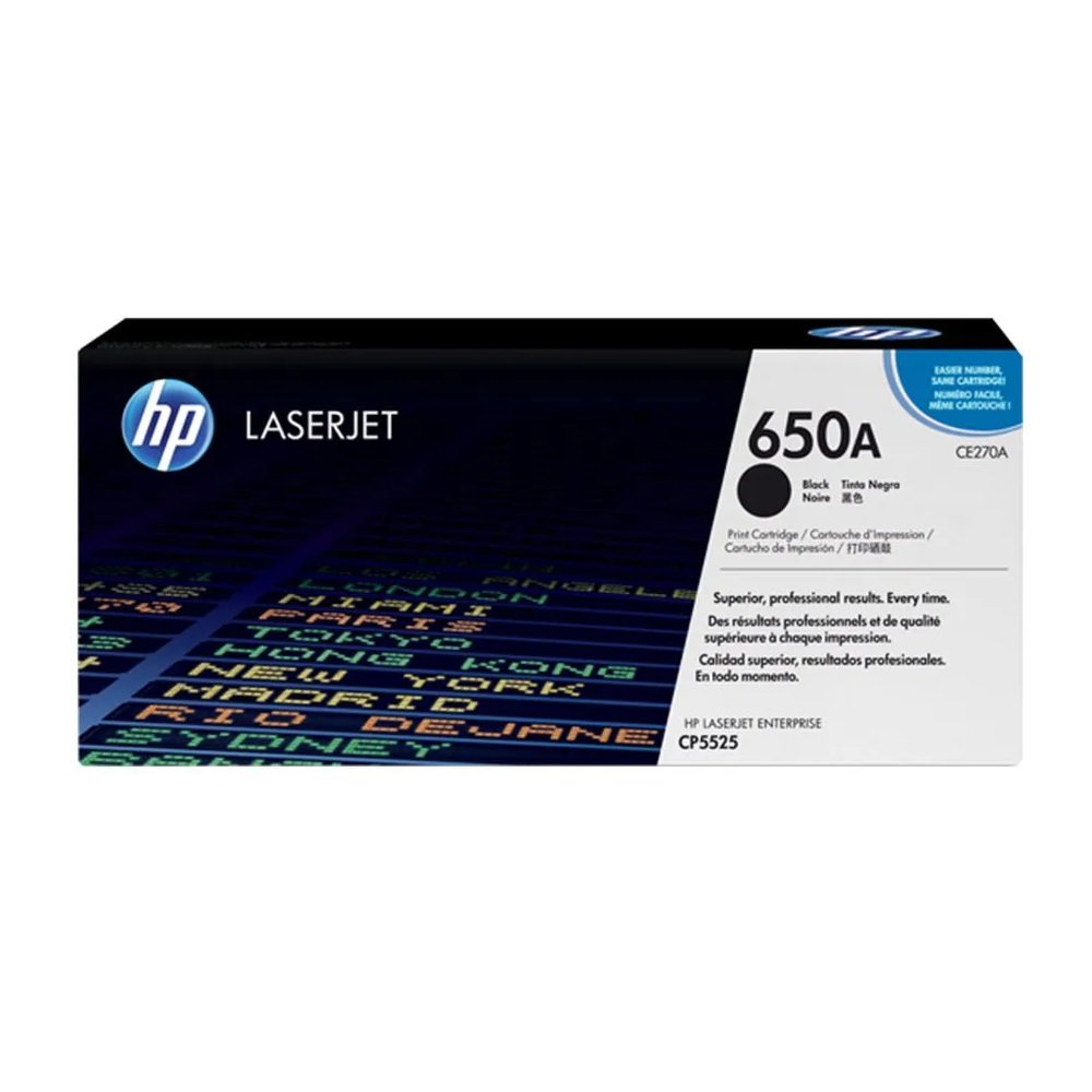 Toner Original Hp 650a Ce270a Preto Black Cp5525n Cp5525dn M750n M750dn - 2