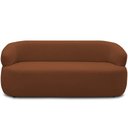 Ver imagem 5 de Sofá 3 Lugares Living Orgânico Sala de Estar 170cm Conka F05 Veludo Terracota - Mpozenato